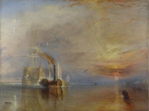 'The Fighting Temeraire, oil on canvas, 90,7x121,6cm, 1839, William Turner (1775-1851), National Gallery, London